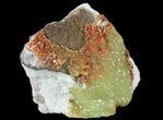 Gemmy, Yellow-Green Adamite Crystals - Durango, Mexico #65303-1